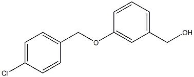 {3-[(4-chlorophenyl)methoxy]phenyl}methanol Struktur