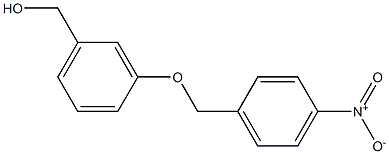 {3-[(4-nitrophenyl)methoxy]phenyl}methanol Struktur