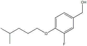 {3-fluoro-4-[(4-methylpentyl)oxy]phenyl}methanol Struktur