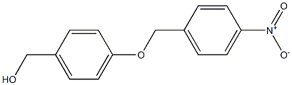 {4-[(4-nitrophenyl)methoxy]phenyl}methanol Struktur