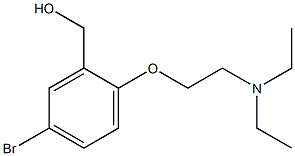 {5-bromo-2-[2-(diethylamino)ethoxy]phenyl}methanol Struktur