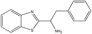 1-(1,3-benzothiazol-2-yl)-2-phenylethanamine Struktur