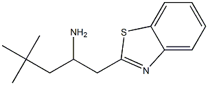 1-(1,3-benzothiazol-2-yl)-4,4-dimethylpentan-2-amine Struktur