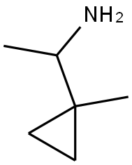 1-(1-methylcyclopropyl)ethanamine Struktur