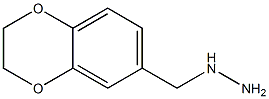 1-(2,3-dihydro-1,4-benzodioxin-6-ylmethyl)hydrazine Struktur