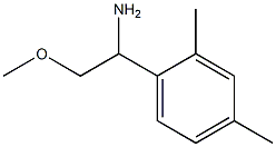 1-(2,4-dimethylphenyl)-2-methoxyethanamine Struktur