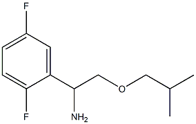 1-(2,5-difluorophenyl)-2-(2-methylpropoxy)ethan-1-amine Struktur