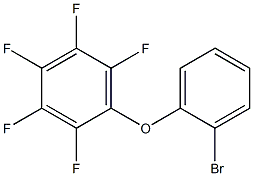 1-(2-bromophenoxy)-2,3,4,5,6-pentafluorobenzene Struktur