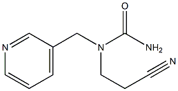 1-(2-cyanoethyl)-1-(pyridin-3-ylmethyl)urea Structure