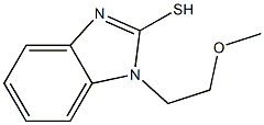 1-(2-methoxyethyl)-1H-1,3-benzodiazole-2-thiol Struktur