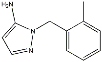 1-(2-methylbenzyl)-1H-pyrazol-5-amine Struktur