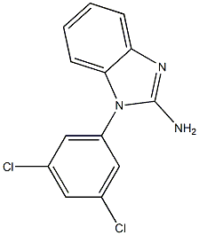 1-(3,5-dichlorophenyl)-1H-1,3-benzodiazol-2-amine Struktur