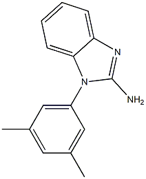 1-(3,5-dimethylphenyl)-1H-1,3-benzodiazol-2-amine Struktur