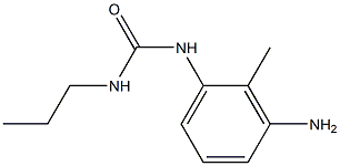 1-(3-amino-2-methylphenyl)-3-propylurea Struktur