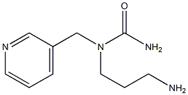 1-(3-aminopropyl)-1-(pyridin-3-ylmethyl)urea Struktur