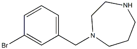 1-(3-bromobenzyl)-1,4-diazepane Struktur