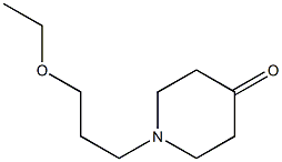 1-(3-ethoxypropyl)piperidin-4-one Struktur