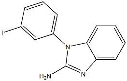 1-(3-iodophenyl)-1H-1,3-benzodiazol-2-amine Struktur