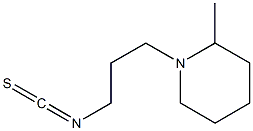 1-(3-isothiocyanatopropyl)-2-methylpiperidine Struktur