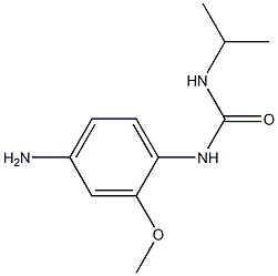 1-(4-amino-2-methoxyphenyl)-3-propan-2-ylurea Struktur