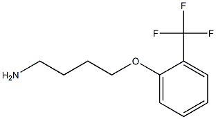 1-(4-aminobutoxy)-2-(trifluoromethyl)benzene Struktur