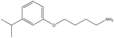 1-(4-aminobutoxy)-3-(propan-2-yl)benzene Struktur