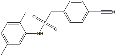 1-(4-cyanophenyl)-N-(2,5-dimethylphenyl)methanesulfonamide Struktur