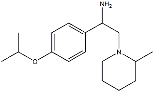 1-(4-isopropoxyphenyl)-2-(2-methylpiperidin-1-yl)ethanamine Struktur