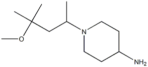 1-(4-methoxy-4-methylpentan-2-yl)piperidin-4-amine Struktur