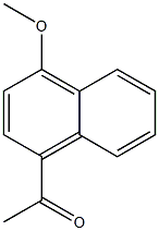 1-(4-methoxynaphthalen-1-yl)ethan-1-one Struktur