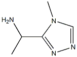 1-(4-methyl-4H-1,2,4-triazol-3-yl)ethanamine Struktur