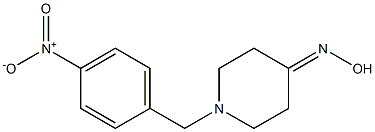 1-(4-nitrobenzyl)piperidin-4-one oxime Struktur