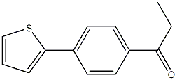 1-(4-thien-2-ylphenyl)propan-1-one Struktur