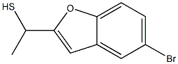 1-(5-bromo-1-benzofuran-2-yl)ethane-1-thiol Struktur