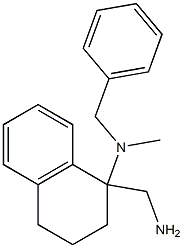 1-(aminomethyl)-N-benzyl-N-methyl-1,2,3,4-tetrahydronaphthalen-1-amine Struktur