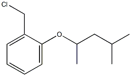 1-(chloromethyl)-2-[(4-methylpentan-2-yl)oxy]benzene Struktur