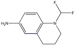 1-(difluoromethyl)-1,2,3,4-tetrahydroquinolin-6-amine Struktur