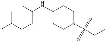 1-(ethanesulfonyl)-N-(5-methylhexan-2-yl)piperidin-4-amine Struktur