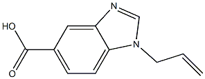 1-(prop-2-en-1-yl)-1H-1,3-benzodiazole-5-carboxylic acid Struktur