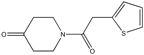 1-(thien-2-ylacetyl)piperidin-4-one Struktur