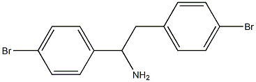 1,2-bis(4-bromophenyl)ethan-1-amine Struktur