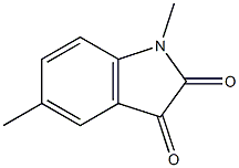 1,5-dimethyl-2,3-dihydro-1H-indole-2,3-dione Struktur