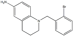 1-[(2-bromophenyl)methyl]-1,2,3,4-tetrahydroquinolin-6-amine Struktur