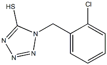 1-[(2-chlorophenyl)methyl]-1H-1,2,3,4-tetrazole-5-thiol Struktur