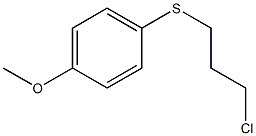 1-[(3-chloropropyl)thio]-4-methoxybenzene Struktur