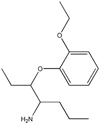 1-[(4-aminoheptan-3-yl)oxy]-2-ethoxybenzene Struktur