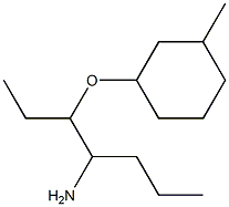 1-[(4-aminoheptan-3-yl)oxy]-3-methylcyclohexane Struktur