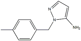 1-[(4-methylphenyl)methyl]-1H-pyrazol-5-amine Struktur