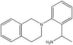 1-[2-(1,2,3,4-tetrahydroisoquinolin-2-yl)phenyl]ethan-1-amine Struktur