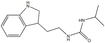 1-[2-(2,3-dihydro-1H-indol-3-yl)ethyl]-3-propan-2-ylurea Struktur